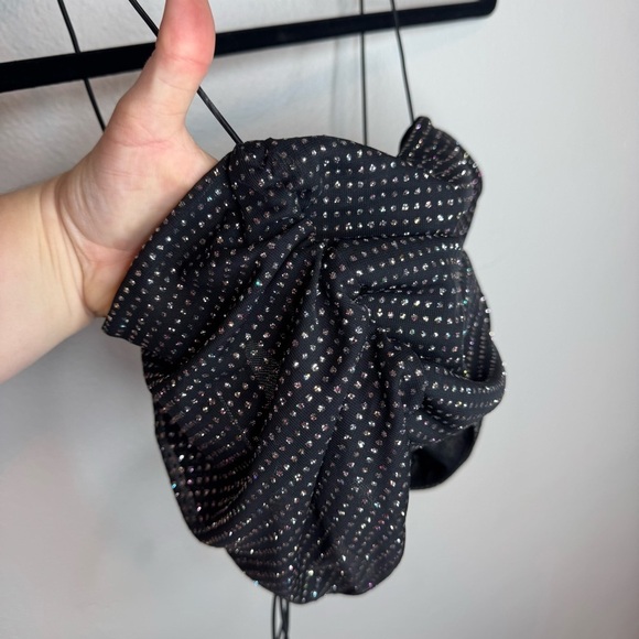 FOR LOVE & LEMONS X VS All That Glitters Black Cropped Tank Top - Picture 4 of 9